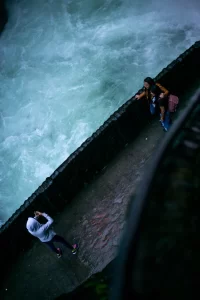 Visita al Pailón del Diablo en el cantón Baños de Agua Santa